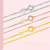 Long lasting color preservation thick plated gold necklace -NE104G